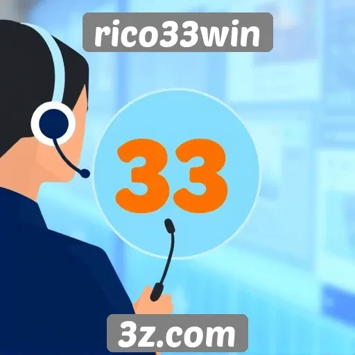Suporte ao cliente no site rico33win