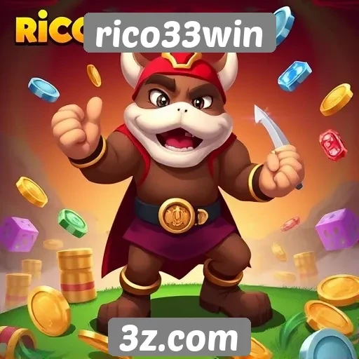 Diversidade de jogos disponíveis no rico33win