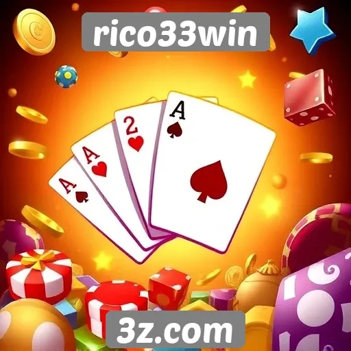 Variedade de jogos oferecidos no rico33win