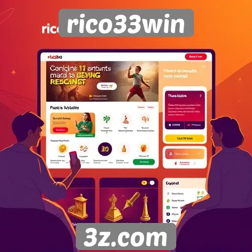 interface do usuário do rico33win é intuitiva e acessível